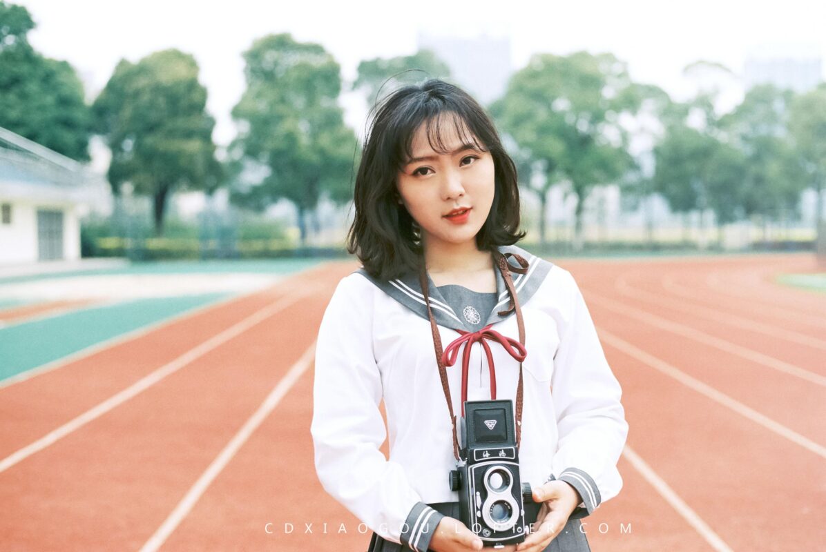 校园JK@常德摄影小狗